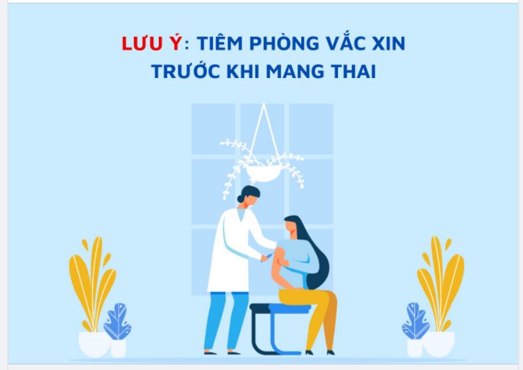 NHỮNG LOẠI VẮC XIN CHỊ EM CẦN TIÊM PHÒNG TRƯỚC KHI MANG THAI