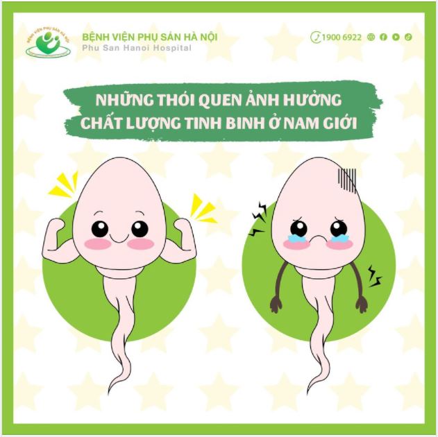 Thói quen nào làm giảm chất lượng tinh binh ở nam giới?