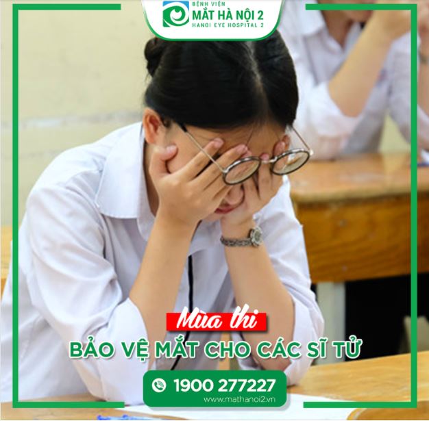 BẢO VỆ MẮT CHO CÁC SĨ TỦ MÙA THI