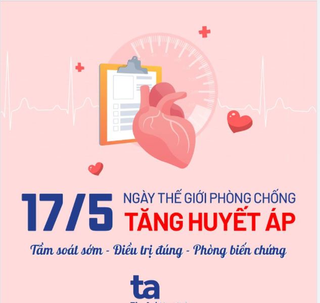 Hưởng ứng Ngày Thế giới phòng chống tăng huyết_áp 17-5, cùng lan tỏa thông điệp chủ động tầm soát và phòng ngừa tăng huyết áp.