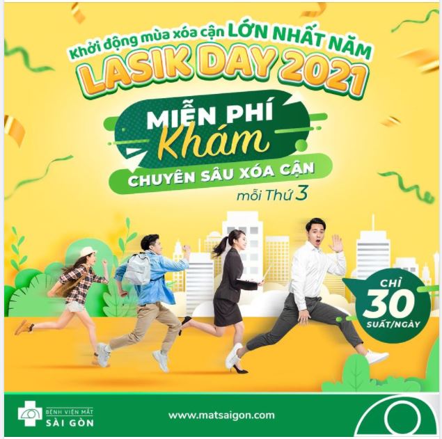 LASIK DAY 2021 - HÀNH TRÌNH 17 NĂM MANG ĐÔI MẮT TINH ANH ĐẾN THẾ HỆ TRẺ