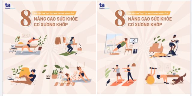 TẬP THỂ DỤC TẠI NHÀ TRONG MÙA CÔ VI - NÂNG CAO SỨC KHỎE CƠ XƯƠNG KHỚP