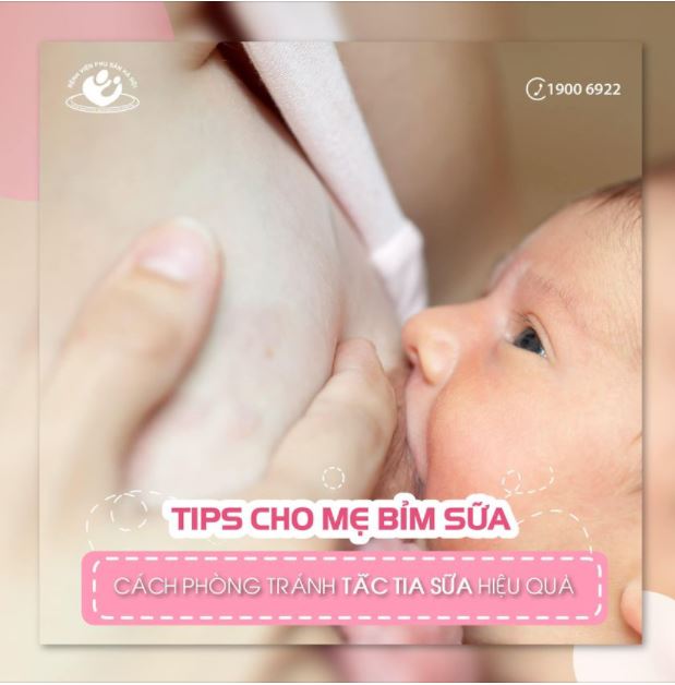 Để không tắc tia sữa sau sinh, mẹ hãy áp dụng ngay những cách sau