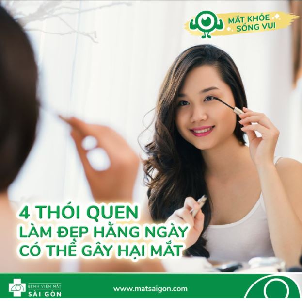 MÁCH NÀNG: 4 THÓI QUEN LÀM ĐẸP HẰNG NGÀY CŨNG CÓ THỂ GÂY HẠI CHO MẮT