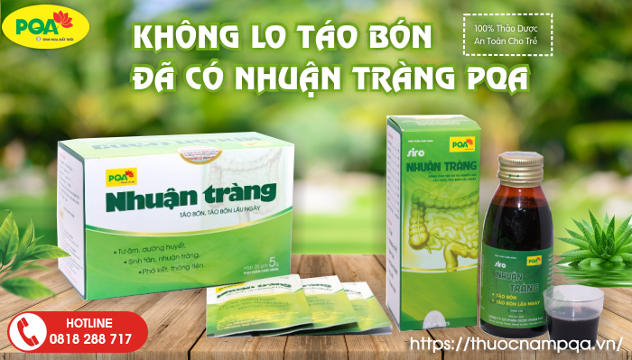 PQA Nhuận Tràng - “Khắc tinh” của táo bón, táo bón lâu ngày