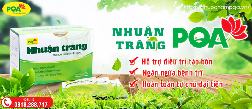 PQA Nhuận Tràng tác động vào sâu gốc bệnh, loại bỏ táo bón chỉ sau 1 liệu trình