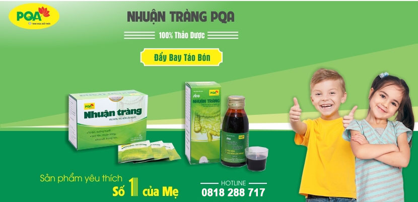 PQA Nhuận Tràng - Để táo bón của trẻ không còn là nỗi lo của mẹ