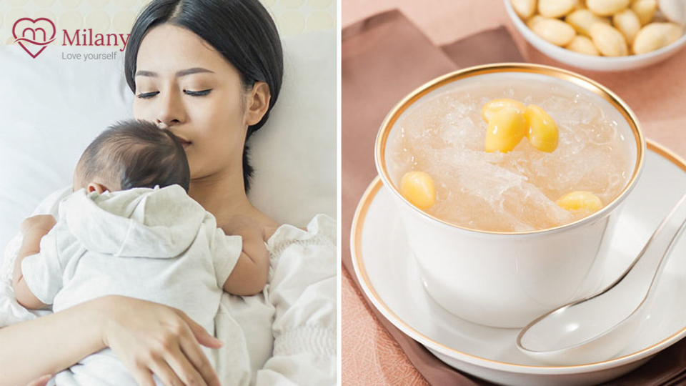 Sau sinh ăn yến được không