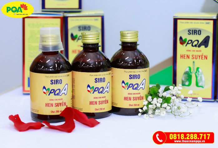  PQA Hen Suyễn - Thông thoáng đường thở cho người hen suyễn, hen phế quản.