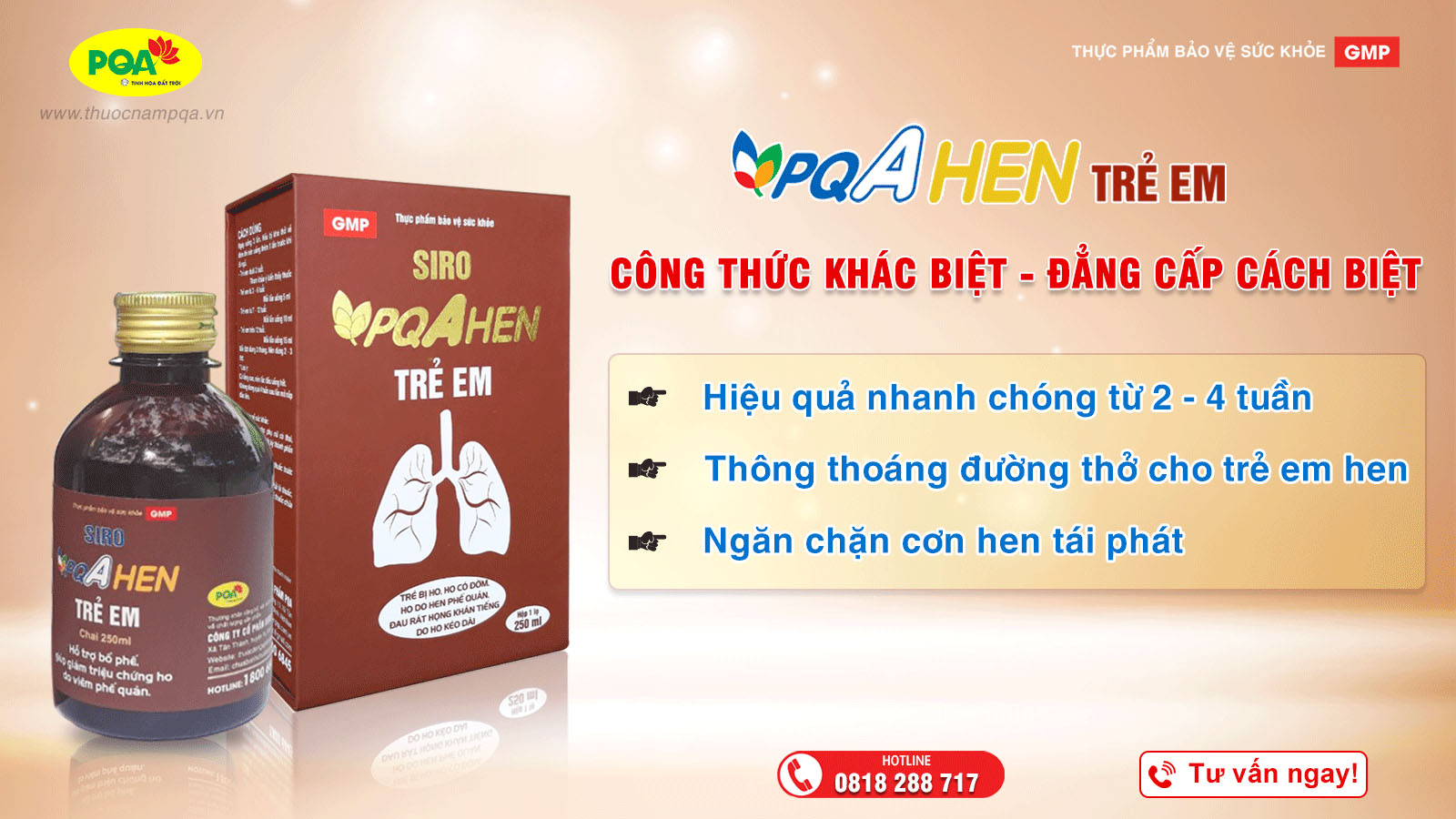 PQA Hen Trẻ Em - Con hết bệnh, mẹ an tâm