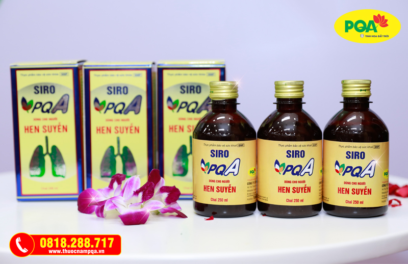  PQA Hen Suyễn - Hỗ trợ điều trị hen suyễn không cần dùng thuốc