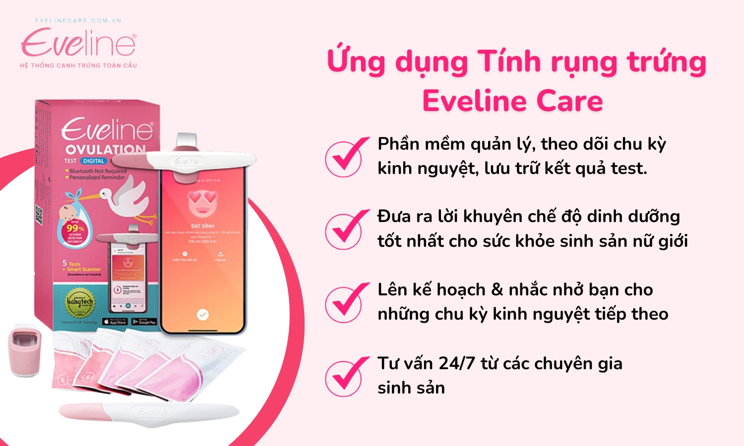 que thử rụng trứng được tin dùng