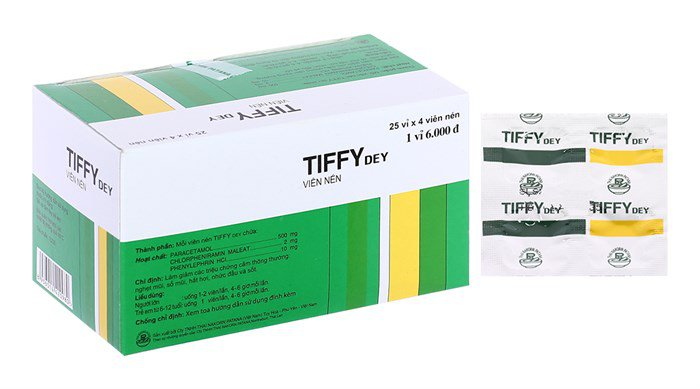 Thuốc trị cảm cúm Tiffy