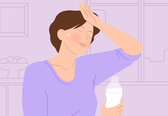 Các triệu chứng vận mạch của thời kỳ mãn kinh