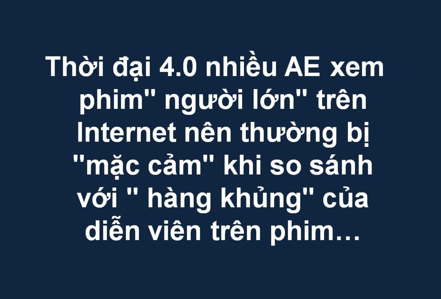 Nỗi mặc cảm mỗi lần xem hàng họ của diễn viên trên phim