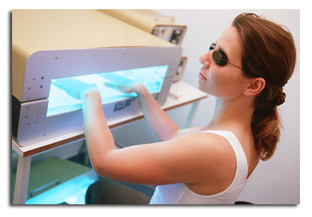 Quang trị liệu (phototherapy) trong điều trị chàm