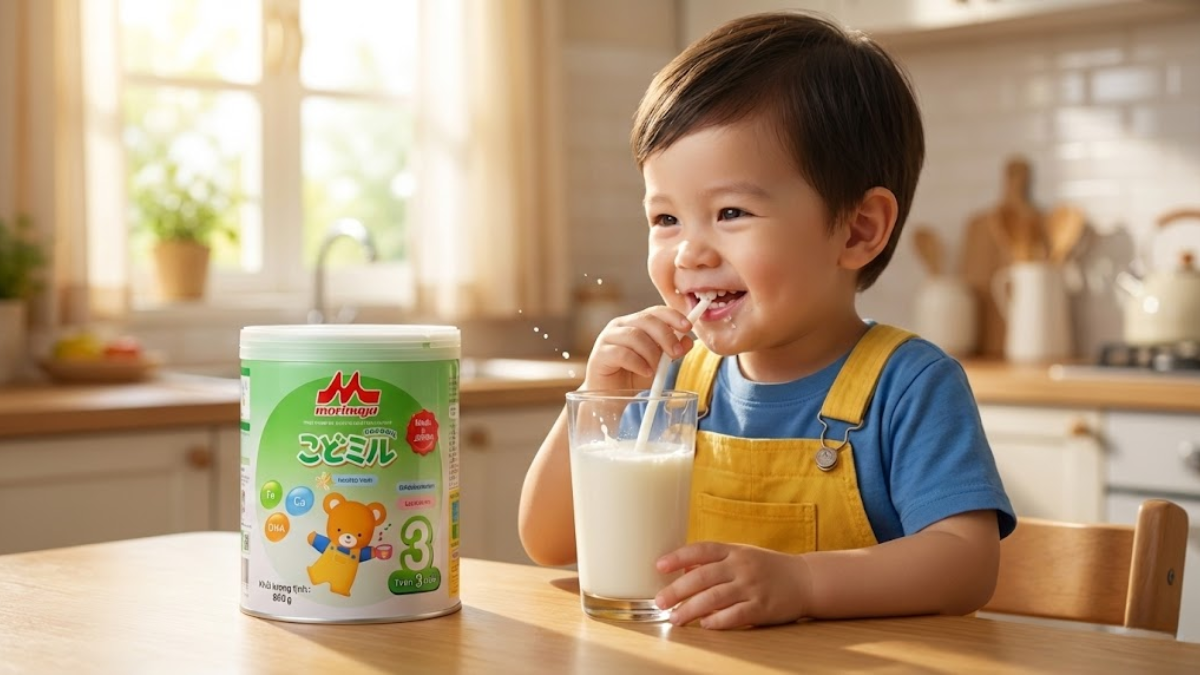 Sữa Morinaga nhập khẩu có mùi đặc trưng